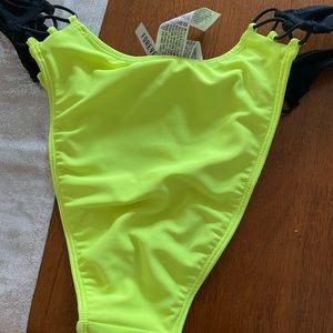 Forever 21 | Swim | Nwt Forever 2 High Leg Neon Bikini Bottom | Poshmark